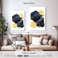 thumbnail image 4 of Elephant Stock Geometric Greek Odyssey Wall Art - Vertical Canvas Wall Art - Living Room Wall Decor - Abstract Canvas - Yellow And Blue Decor By Urban Epiphany - 20" x 30", 4 of 8