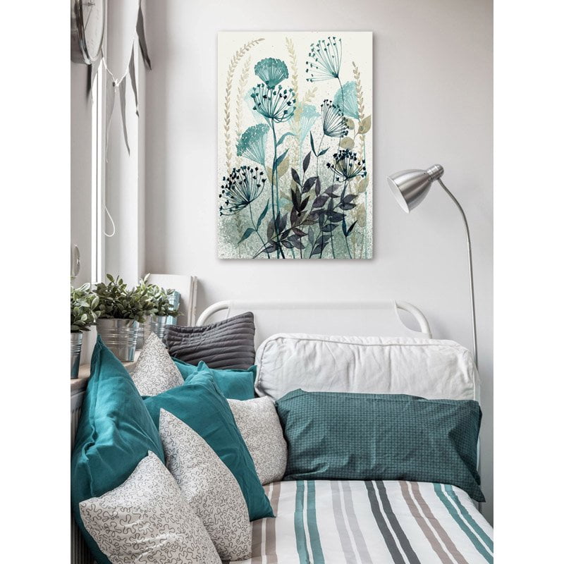 "Allayed Floral I" Painting Print on Wrapped Canvas