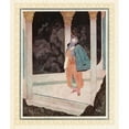 thumbnail image 3 of Edmund Dulac 20x23 Black Modern Framed Museum Art Print Titled - The Prince Meets a Noble Lady in the Underground Palace (1914), 3 of 5