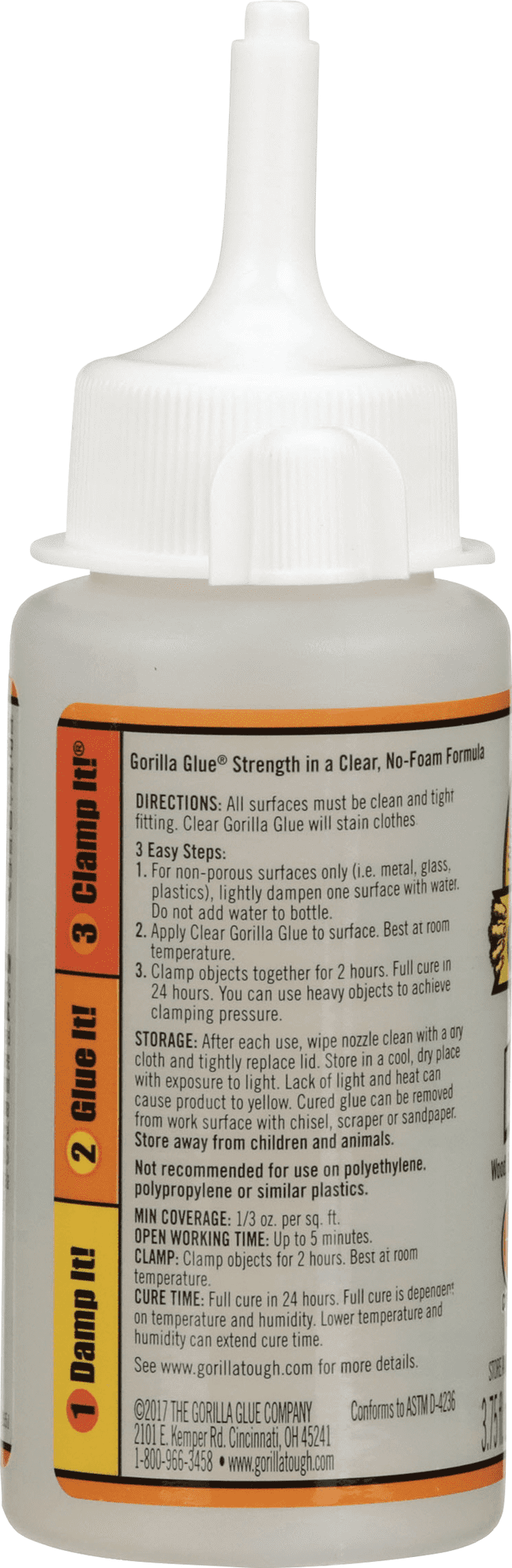 Gorilla Clear All-Purpose Glue - Pack of 2 — Residential Use, Standard Application