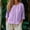 Purple, variant on MSJUHEG Womens Linen Tops Cropped Button Down Shirts for Women Peasant Tops for Women Cotton Gauze Shirt Gauze Shirts for Women Boho Linen Tops Casual T Shirts Black L