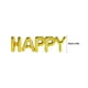 thumbnail image 5 of Injueey Juego de FELIZ CUMPLEAÑOS Letras del alfabeto Globos de papel de aluminio Decoración de fiesta de cumpleaños Kits de decoración para fiestas No.02 Injueey HA002702-02B, 5 of 6