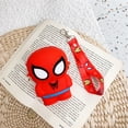 thumbnail image 3 of Monedero para niños con dibujos animados, exquisito, forma tridimensional, portátil, de silicona, monedero, cartera pequeña, Spider Man con cuerda, 3 of 3
