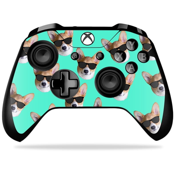 Skin Decal Wrap for Microsoft Xbox One X Controller Cool Corgi