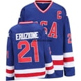 thumbnail image 2 of Camiseta de Mike Eruzione 1980 Hockey sobre hielo de EE. UU. 30 Camiseta de Jim Craig 17 Camiseta de Jack O'Callahan Suéter deportivo de película Talla de hombre de EE. UU. S-XXXL, 2 of 4