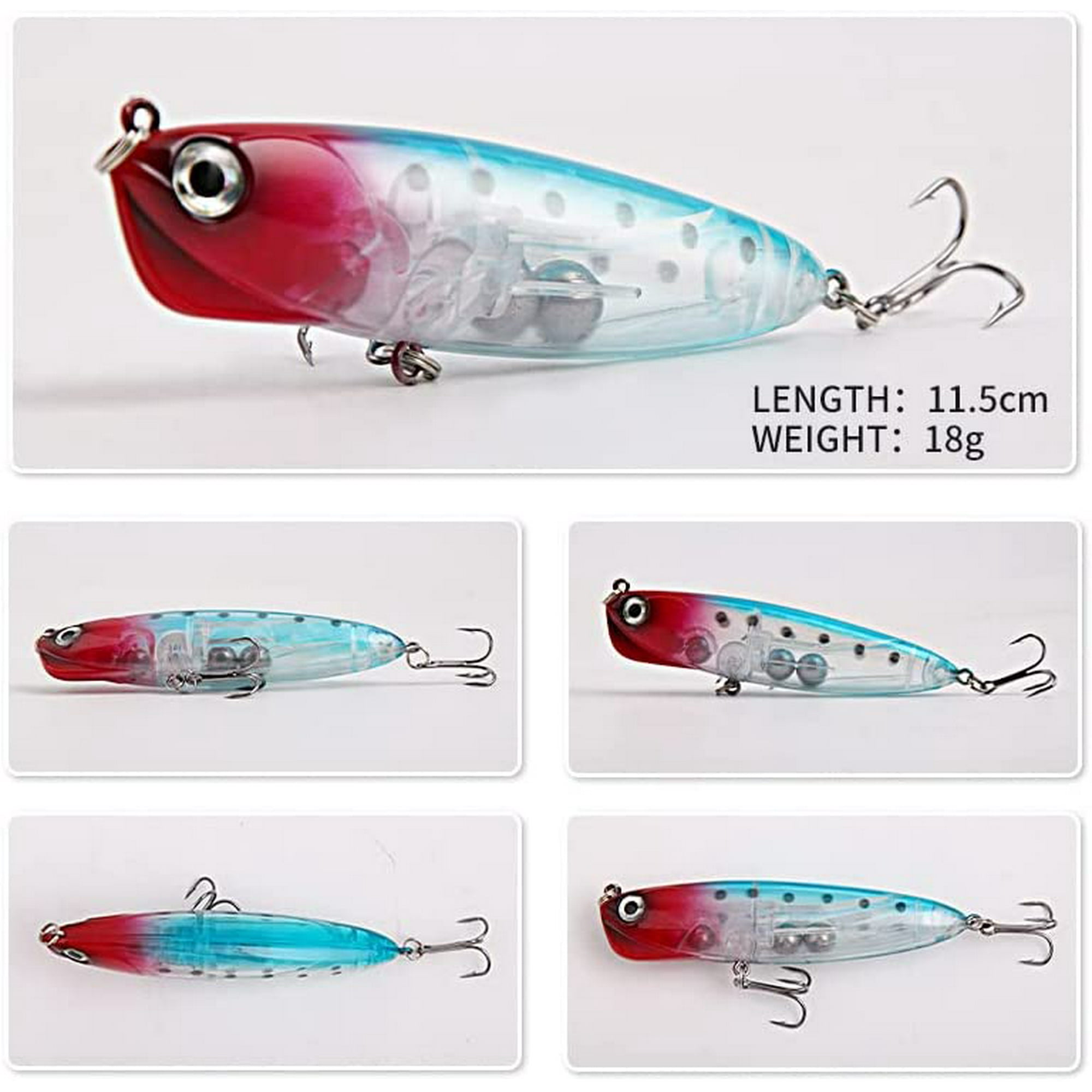 Lot De 8 Leurres De Pêche Artificiels Flottants, Leurres De Pêche En