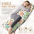 thumbnail image 5 of Picia Racket and Tennis Ball Body Pillow Cover - Super Soft Microfiber 20x54 Body Pillow Case - Envelope Closure, Wrinkle, Stain Resistant Body Pillow Cover,Elegant Bedding, 5 of 8