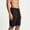 Black, variant on Men's Summer Loose Cargo Shorts, Multi-Pocket Breathable Design, Outdoor Casual Daily Shorts Khaki L