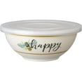 thumbnail image 2 of Primitives by Kathy Melamine Serving Bowls & Lids, Set of 3, Bees, 2 of 5
