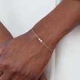 Bow Bracelet for Women Girls 925 Sterling Silver 14K Gold Plated