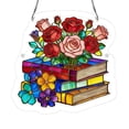 thumbnail image 2 of Acrylic Jigsaw Puzzle Suncatcher-Galactic Colorful Birds, Stained Glass Window Hanging, Home Decor Creative Mom Gifts, Birthday Gifts for Women,Wife, Sisters, Aunt, Besties 7.4in, 2 of 5