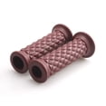 thumbnail image 4 of Empuñaduras de manillar de moto StarknightMT Vintage Rubber Brown, 4 of 6
