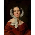 thumbnail image 3 of Ferdinand Georg Waldmüller 15x18 Black Modern Framed Museum Art Print Titled - Mrs. Von Bartsch (1842), 3 of 5