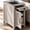 【Grey + Charging Station】, variant on Farmhouse End Table with Charging Station, Narrow Nightstand for Living Room, Small Wooden Sofa Side Table, Bedside Table with Drawer and Storage Cabinet, Wood Night Stand