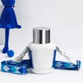 thumbnail image 3 of Naiovety Vacío de acero inoxidable 3 en 1 Aislante 420 ml Hogar Oficina Compras Aspirador Taza Vasos con correa cruzada Teteras Blanco, 3 of 6