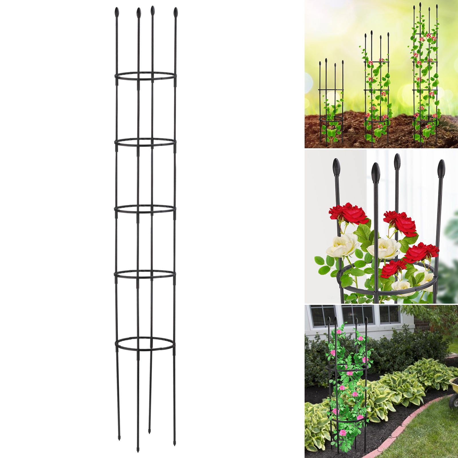 MAHAQI Vine Flower Support Frame Garden Trellis Cherry Tomatoes Vines