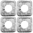 thumbnail image 3 of Here's a polished and professional product description based on your input:\n\n \n\n**10pcs Heat Resistant Aluminum Stove Top Covers – Durable Disposable, 3 of 5