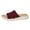 Wine, variant on Summer Slides, Casual Sandals, Knit Upper Footwear, Flat Sandals for Women Orthopedic Arch Support Sandals Lightweight Slipper Summer Beach Slides Slipper Casual Slip on Shoes, Navy 8.5