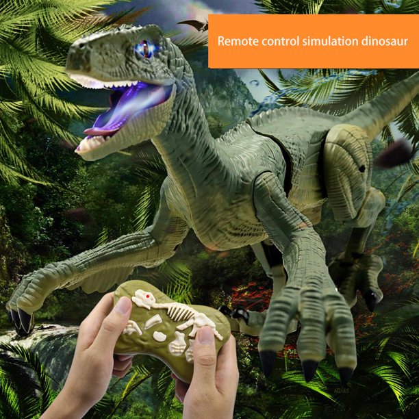 Juguetes De Dinosaurios De Control Remoto Para Niños Juguetes De Dinosaurios De Simulación Realista Con Juguetes Eléctricos De Brillo Y Sonido seitruly FN006038-00
