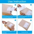 thumbnail image 5 of Uxcell 6.7x10" Clear Packing List Envelope, 50 Pack Self-Adhesive Top Loading Invoice Label Pouch Sleeves, 5 of 6