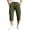 #01-Army Green, variant on YAYUBA Men's Capri Pants Cargo Long Shorts Quick Dry Lightweight 3/4 Pants Below Knee Summer Hiking Work, Beige, XXL
