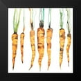 thumbnail image 2 of Atelier B Art Studio 12x12 Black Modern Framed Museum Art Print Titled - FRESHLY PICKED CARROTS, 2 of 5
