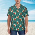 thumbnail image 4 of Daiia Cartoon Poodle Dog Hawaiian Shirt for Men Gentle Cotton Regular Short Sleeve Casual-Medium, 4 of 9