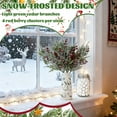 thumbnail image 2 of Artificial Christmas Floral Picks Snowy Cedar Christmas Sprays Picks with Berries Winter Greenery Stems for Tree Wreath Floral Arrangement Vase Decor 5PCS, 2 of 6