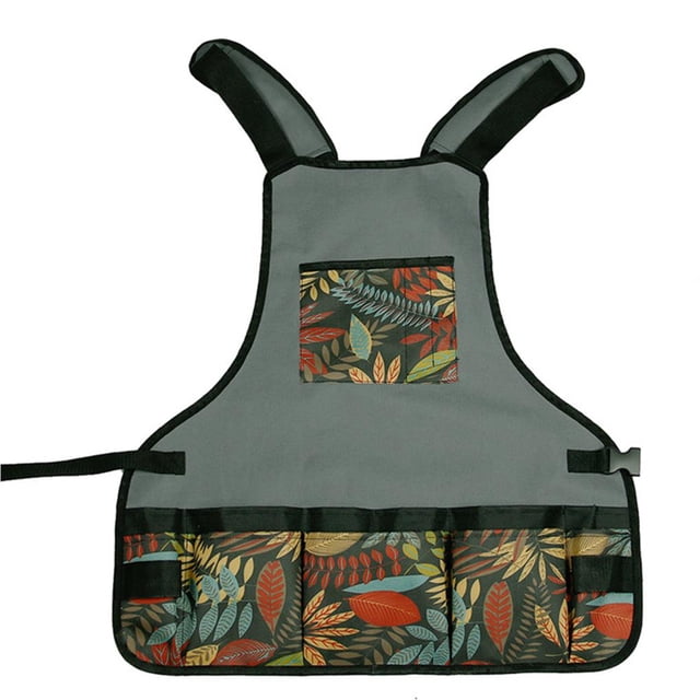 Delantal De Herramientas De Tela Oxford Delantal De Jardín Para El Jardín Del Hogar Delantal De Jardín Impermeable Para El Trabajo Múltiples Bolsillos, Delantales De Jardinería Para Hombres Y Mujeres Moyic HA023107-00