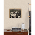 thumbnail image 4 of Drsoum Floral Canvas Wall Art Framed Vintage Classical Painting 11x14in Retro Flower Room Decor for Hallway Bedroom Office - Natural Framed, 4 of 6