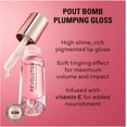 thumbnail image 5 of Revolution Pout Bomb Plumping High-Shine Lip Gloss with Vitamin E, Cookie Warm Nude, 5 of 6