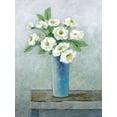 thumbnail image 2 of Joy, Julie 19x24 White Modern Wood Framed Museum Art Print Titled - Les Fleurs Du Jour, 2 of 4