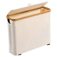 thumbnail image 4 of Cesta organizadora de papel higiénico, práctica y práctica para el dormitorio, la oficina y los juguetes. Beige, 4 of 9