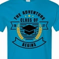 thumbnail image 4 of Inktastic Class of 2027 the Adventure Begins with Graduation Cap T-Shirt, 4 of 5