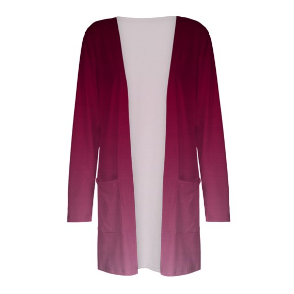 Aayomet Sweater Cardigan Women Women's Puff Long Sleeve Cable Knit Cardigan Sweaters Open Front Outwear with Pockets,Red S-XXL