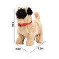 thumbnail image 2 of Simulation Dog Toy, Lifelike Stuffed Interactive Pet Toy, Stuffed Animals Electronic Puppy with Sound & Movable Limbs, for Birthday Party Holiday Gift Home Decor, 2 of 5