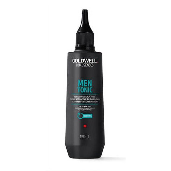 5 oz , Goldwell DualSenses for Men Activating Scalp Tonic, hair scalp beauty - Pack of 2 w/ Sleek 3-in-1 Comb/Brush