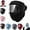 04# Black, variant on Winter Windproof Face Mask with Detachable Goggles, Thickened Fleece-Lined Full Face Cover for Men & Women,Blue