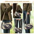 thumbnail image 4 of FORMRS Womens Shoulder Bag with Chain Strap Clutch Purse Cute Tote Handbag, Beige Record, 4 of 7