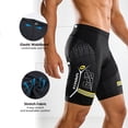 thumbnail image 4 of Sponeed Padded Cycling Shorts Men MTB Bicycle Tights Road Riding Pants Yellow M, 4 of 8
