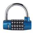 thumbnail image 3 of Herwey 5 Digit Code Lock Padlock U-shaped Suitcase Door Combination Lock, 3 of 8