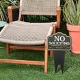 thumbnail image 6 of DEEPCRAFF Metal No Soliciting Sign 1Pcs for House Yard Stake 35.0x20.0x0.5in Rectangle Garden, 6 of 9