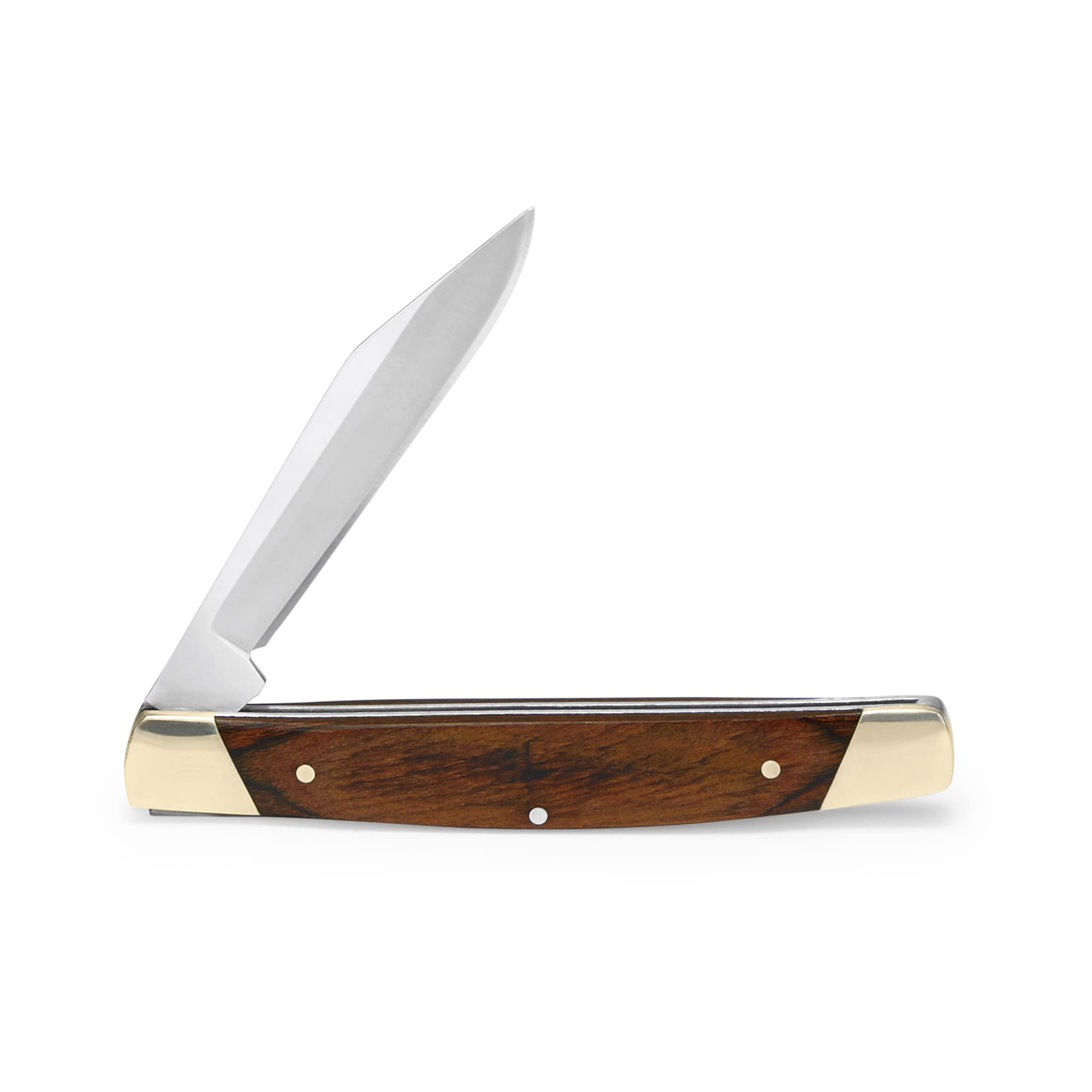Buck Knives 379 Solo Folding Pocket Knife, Woodgrain Handle, 0.9 oz