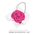 thumbnail image 2 of Artificial Rosa Flores Cabezas, Rosa Rojoes 0.8 Pulgada-1 Pulgada  para DIY Manualidades Boda y Fiesta Decoración Pack de 432, 2 of 6