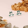 thumbnail image 5 of ICTPTOSL Frog Earrings Sterling Silver Stud Earrings, Cute Earrings Jewelry Gift for Women, 5 of 5