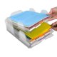 thumbnail image 1 of Caja de almacenamiento de archivos, bandeja organizadora para documentos, apilable para revista, oficina de papel Sincero Hogar, 1 of 2