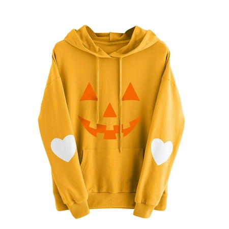 

Long Sleeve Shirts for Women Under Scrubs Long Sleeve Tops for Women 2022 Womens Long Sleeve Halloween Pumpkin Drawstring Pocket Hoodie Tops Blouse(S-5XL) New Arrival Womens Long Sleeve Blouse