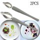 thumbnail image 1 of Restaurante occidental plato de comida para hornear postre salsa de acero inoxidable pintura cuchara de punta de cocina molecular cuchara, 11 Afortunado Sencillez, 1 of 2