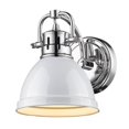 thumbnail image 2 of Golden Lighting Duncan CH Transitional Sconce 1 Light Incandescent Chrome Bath, 2 of 2