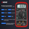 thumbnail image 3 of ANENG AN8205C Multimeter Digital Display Backlight AC/DC Voltmeter Portable Temperature Multimetro Tester Electronic Detector Red, 3 of 9
